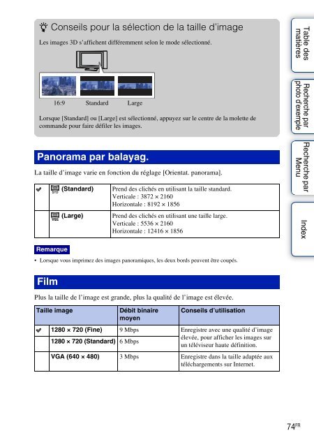 Sony NEX-C3A - NEX-C3A Consignes d&rsquo;utilisation