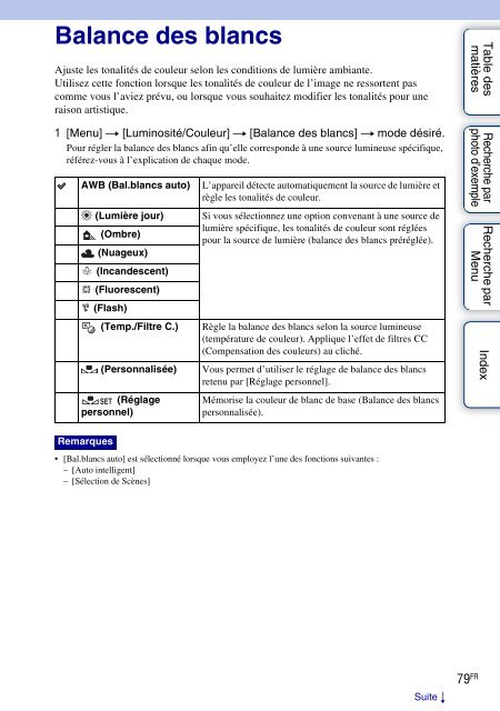 Sony NEX-C3A - NEX-C3A Consignes d&rsquo;utilisation