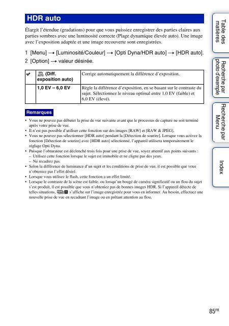 Sony NEX-C3A - NEX-C3A Consignes d&rsquo;utilisation