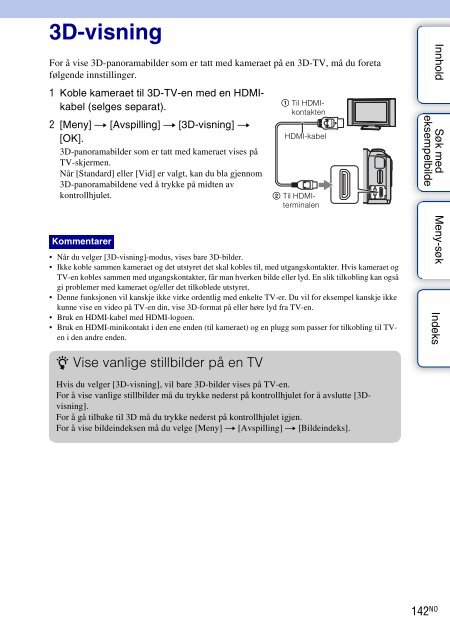 Sony NEX-C3A - NEX-C3A Consignes d&rsquo;utilisation Norv&eacute;gien