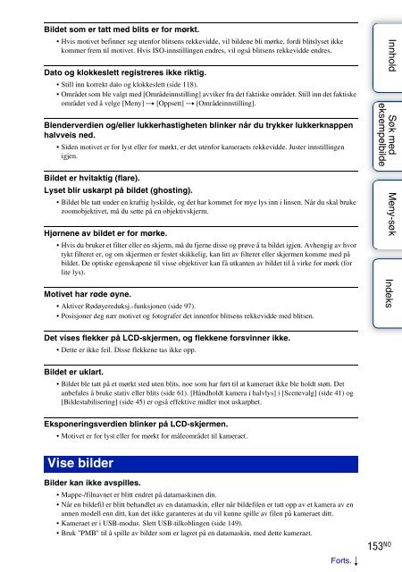 Sony NEX-C3A - NEX-C3A Consignes d&rsquo;utilisation Norv&eacute;gien