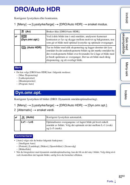 Sony NEX-C3A - NEX-C3A Consignes d&rsquo;utilisation Norv&eacute;gien