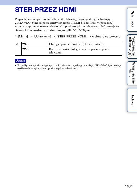 Sony NEX-C3A - NEX-C3A Consignes d&rsquo;utilisation Polonais