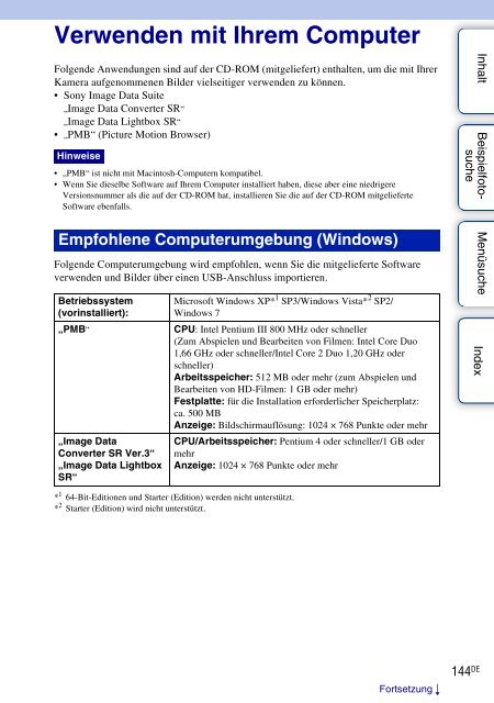 Sony NEX-C3A - NEX-C3A Consignes d&rsquo;utilisation Allemand