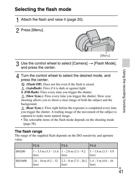 Sony NEX-C3A - NEX-C3A Consignes d&rsquo;utilisation Russe