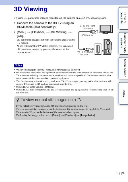 Sony NEX-C3A - NEX-C3A Consignes d&rsquo;utilisation Anglais