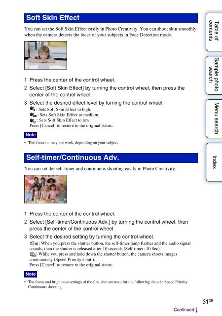 Sony NEX-C3A - NEX-C3A Consignes d&rsquo;utilisation Anglais