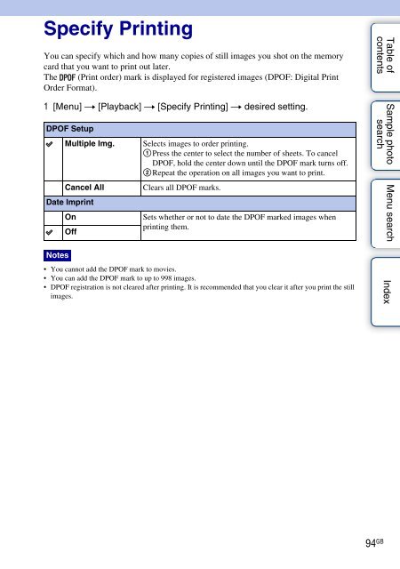 Sony NEX-C3A - NEX-C3A Consignes d&rsquo;utilisation Anglais