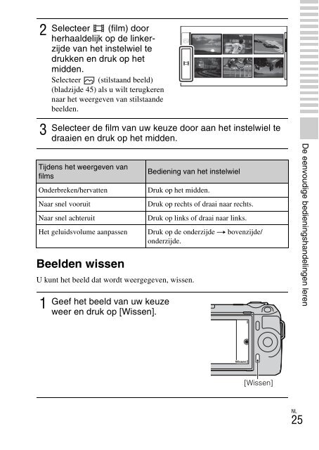 Sony NEX-C3A - NEX-C3A Consignes d&rsquo;utilisation N&eacute;erlandais