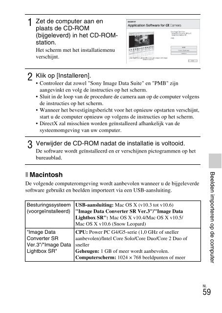 Sony NEX-C3A - NEX-C3A Consignes d&rsquo;utilisation N&eacute;erlandais