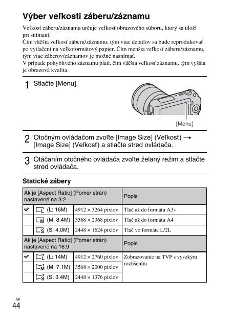 Sony NEX-C3A - NEX-C3A Mode d'emploi Tch&egrave;que