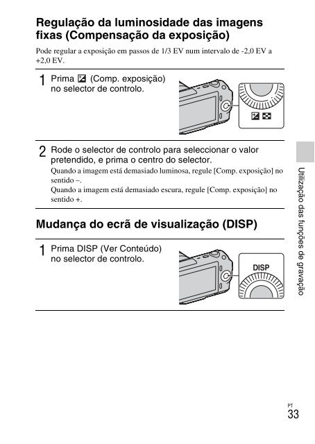 Sony NEX-C3A - NEX-C3A Consignes d&rsquo;utilisation Portugais