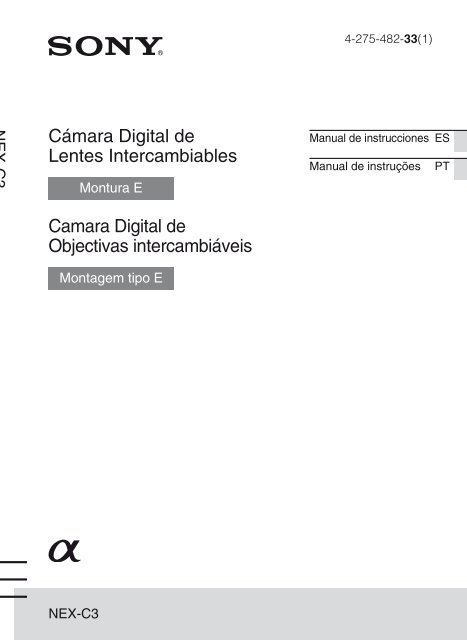 Sony NEX-C3A - NEX-C3A Consignes d&rsquo;utilisation Portugais