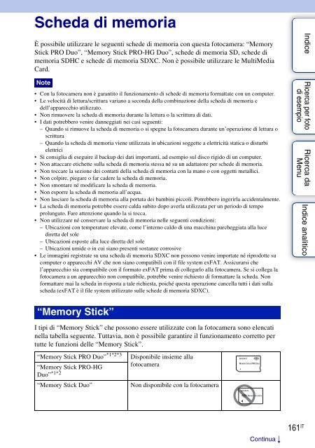 Sony NEX-C3A - NEX-C3A Consignes d&rsquo;utilisation Italien