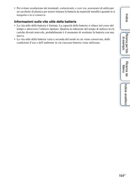 Sony NEX-C3A - NEX-C3A Consignes d&rsquo;utilisation Italien