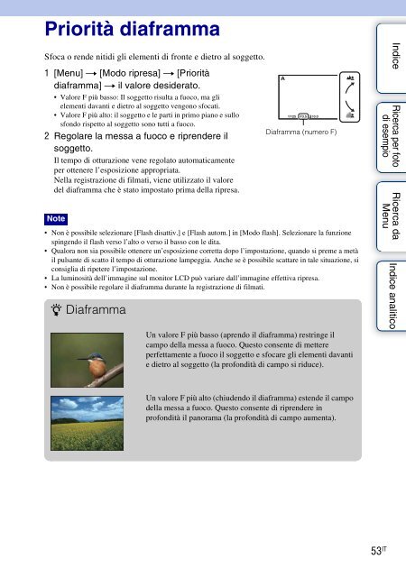 Sony NEX-C3A - NEX-C3A Consignes d&rsquo;utilisation Italien