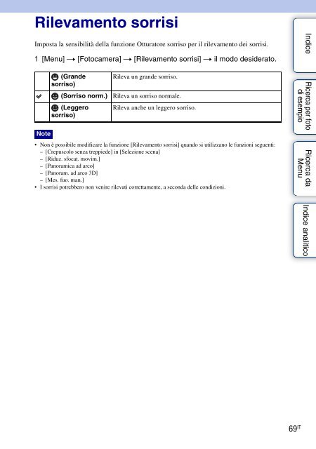 Sony NEX-C3A - NEX-C3A Consignes d&rsquo;utilisation Italien