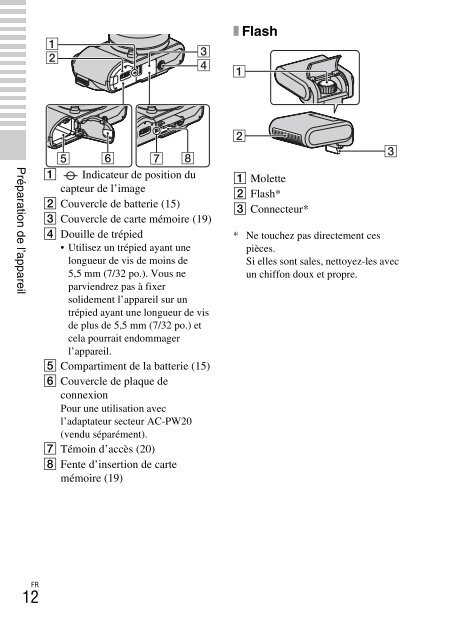 Sony NEX-C3A - NEX-C3A Consignes d&rsquo;utilisation Italien