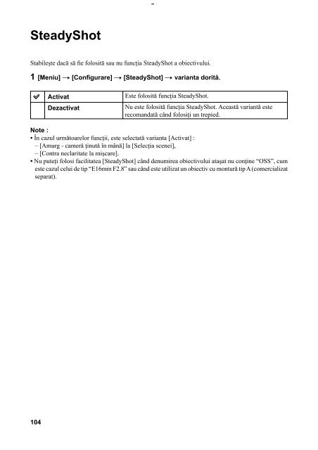 Sony NEX-C3A - NEX-C3A Mode d'emploi Roumain