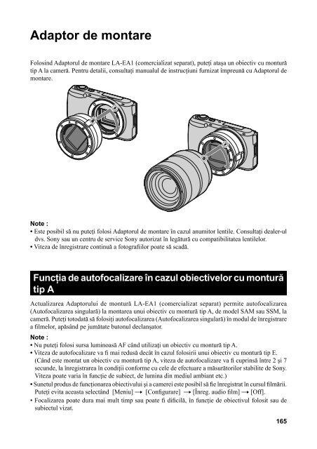 Sony NEX-C3A - NEX-C3A Mode d'emploi Roumain