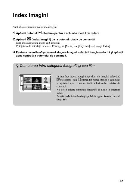 Sony NEX-C3A - NEX-C3A Mode d'emploi Roumain