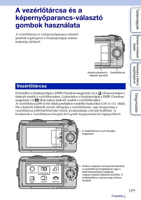 Sony NEX-C3A - NEX-C3A Consignes d&rsquo;utilisation Hongrois