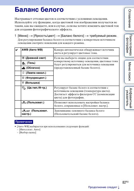 Sony NEX-C3A - NEX-C3A Consignes d&rsquo;utilisation Russe