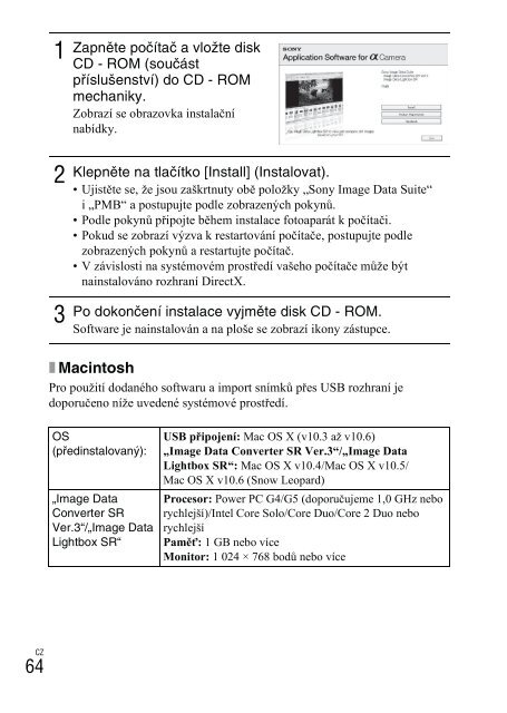 Sony NEX-C3A - NEX-C3A Mode d'emploi Slovaque