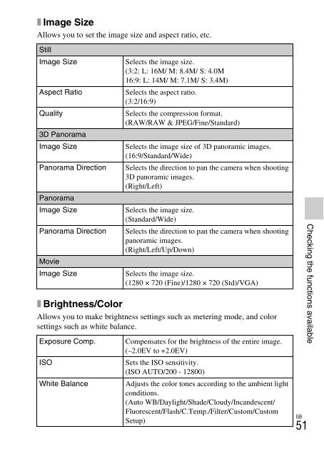 Sony NEX-C3A - NEX-C3A Consignes d&rsquo;utilisation Anglais