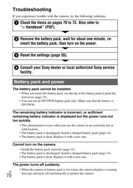 Sony NEX-C3A - NEX-C3A Consignes d&rsquo;utilisation Anglais