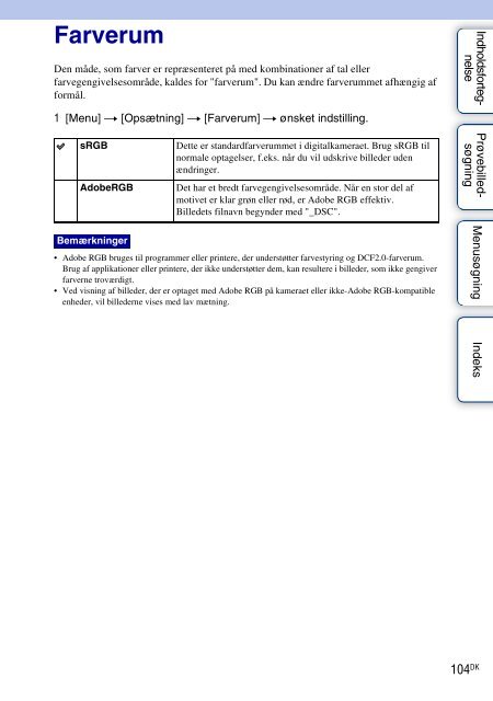 Sony NEX-C3A - NEX-C3A Consignes d&rsquo;utilisation Danois