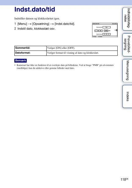 Sony NEX-C3A - NEX-C3A Consignes d&rsquo;utilisation Danois