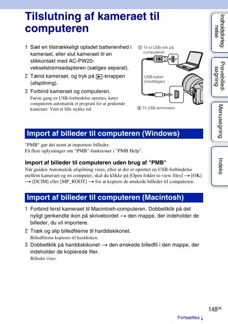 Sony NEX-C3A - NEX-C3A Consignes d&rsquo;utilisation Danois