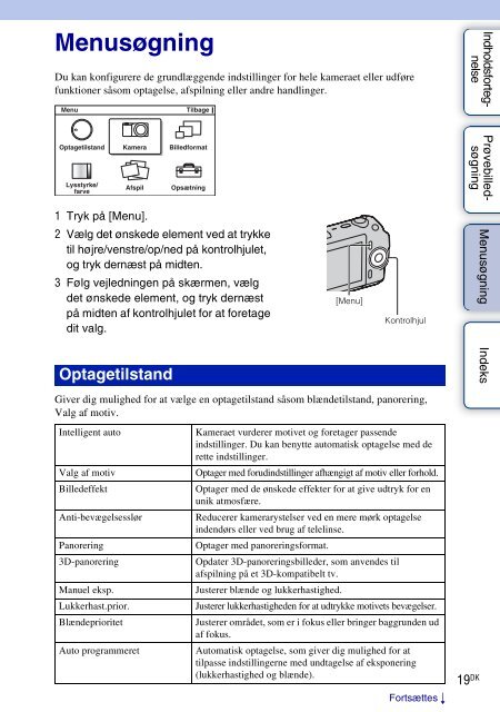 Sony NEX-C3A - NEX-C3A Consignes d&rsquo;utilisation Danois