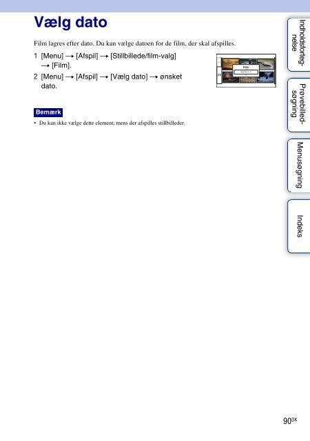 Sony NEX-C3A - NEX-C3A Consignes d&rsquo;utilisation Danois