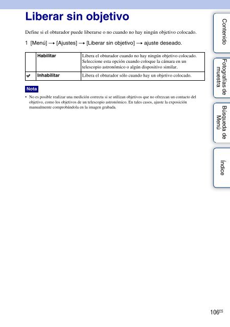 Sony NEX-C3A - NEX-C3A Consignes d&rsquo;utilisation Espagnol