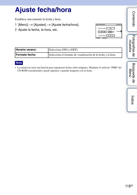 Sony NEX-C3A - NEX-C3A Consignes d&rsquo;utilisation Espagnol