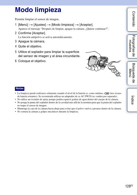 Sony NEX-C3A - NEX-C3A Consignes d&rsquo;utilisation Espagnol