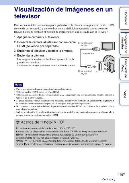 Sony NEX-C3A - NEX-C3A Consignes d&rsquo;utilisation Espagnol