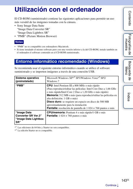 Sony NEX-C3A - NEX-C3A Consignes d&rsquo;utilisation Espagnol