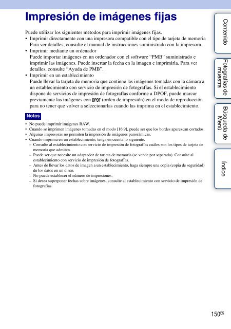 Sony NEX-C3A - NEX-C3A Consignes d&rsquo;utilisation Espagnol