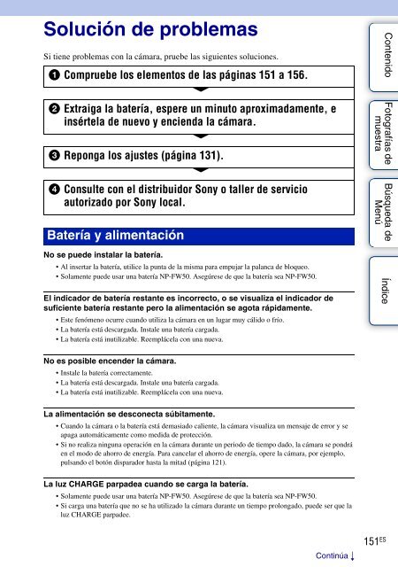 Sony NEX-C3A - NEX-C3A Consignes d&rsquo;utilisation Espagnol