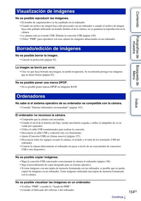 Sony NEX-C3A - NEX-C3A Consignes d&rsquo;utilisation Espagnol