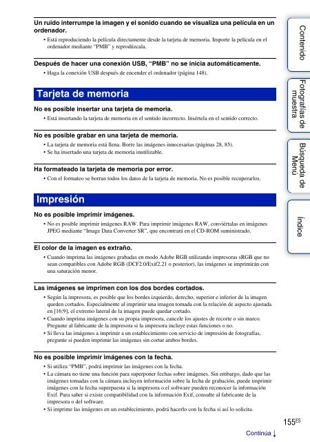 Sony NEX-C3A - NEX-C3A Consignes d&rsquo;utilisation Espagnol