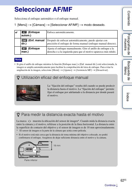 Sony NEX-C3A - NEX-C3A Consignes d&rsquo;utilisation Espagnol