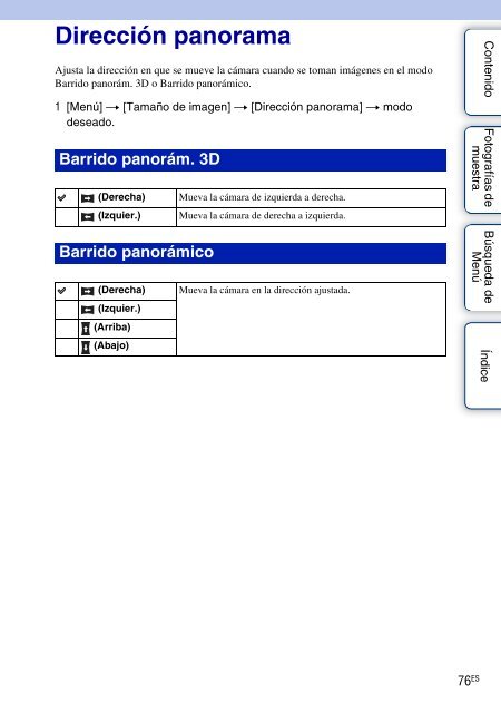 Sony NEX-C3A - NEX-C3A Consignes d&rsquo;utilisation Espagnol