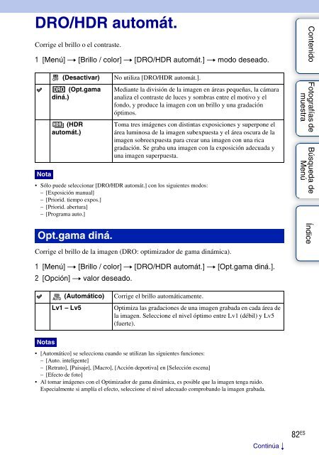 Sony NEX-C3A - NEX-C3A Consignes d&rsquo;utilisation Espagnol