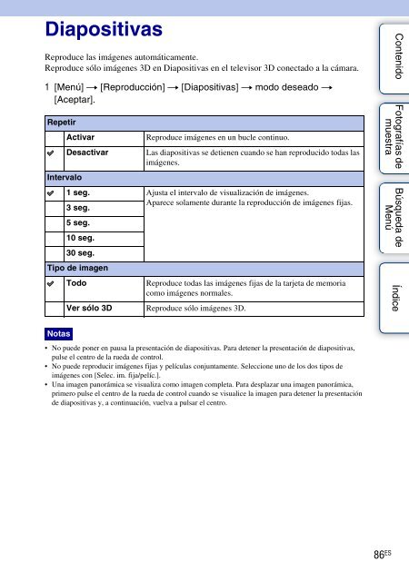 Sony NEX-C3A - NEX-C3A Consignes d&rsquo;utilisation Espagnol