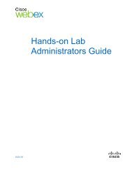 Managing labs - InterCall