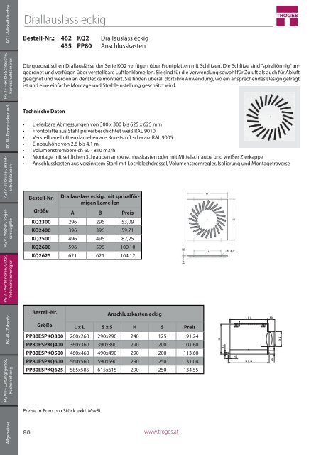 Preisliste 2018